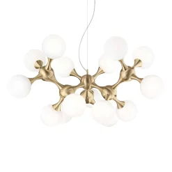 Żyrandol NODI Mosiądz (NODI_SP15_OTTONE) - Ideal Lux