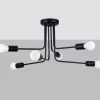 Żyrandol NORAH 6 czarny (SL.1452) - Sollux Lighting