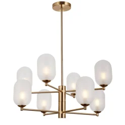 Żyrandol Perano (PND-4215-8A-HBR-SAT) - Italux