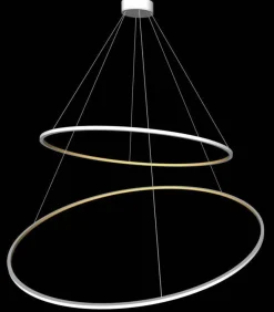 Żyrandol podwójny Echo 60 + 90 Kol. Szary 4000 - Ramko