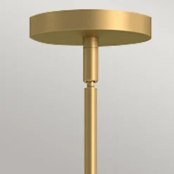 Żyrandol Remyck - 3 źródła światła - Szczotkowane złoto (ALM-REMYCK3-GD) - Elstead Lighting