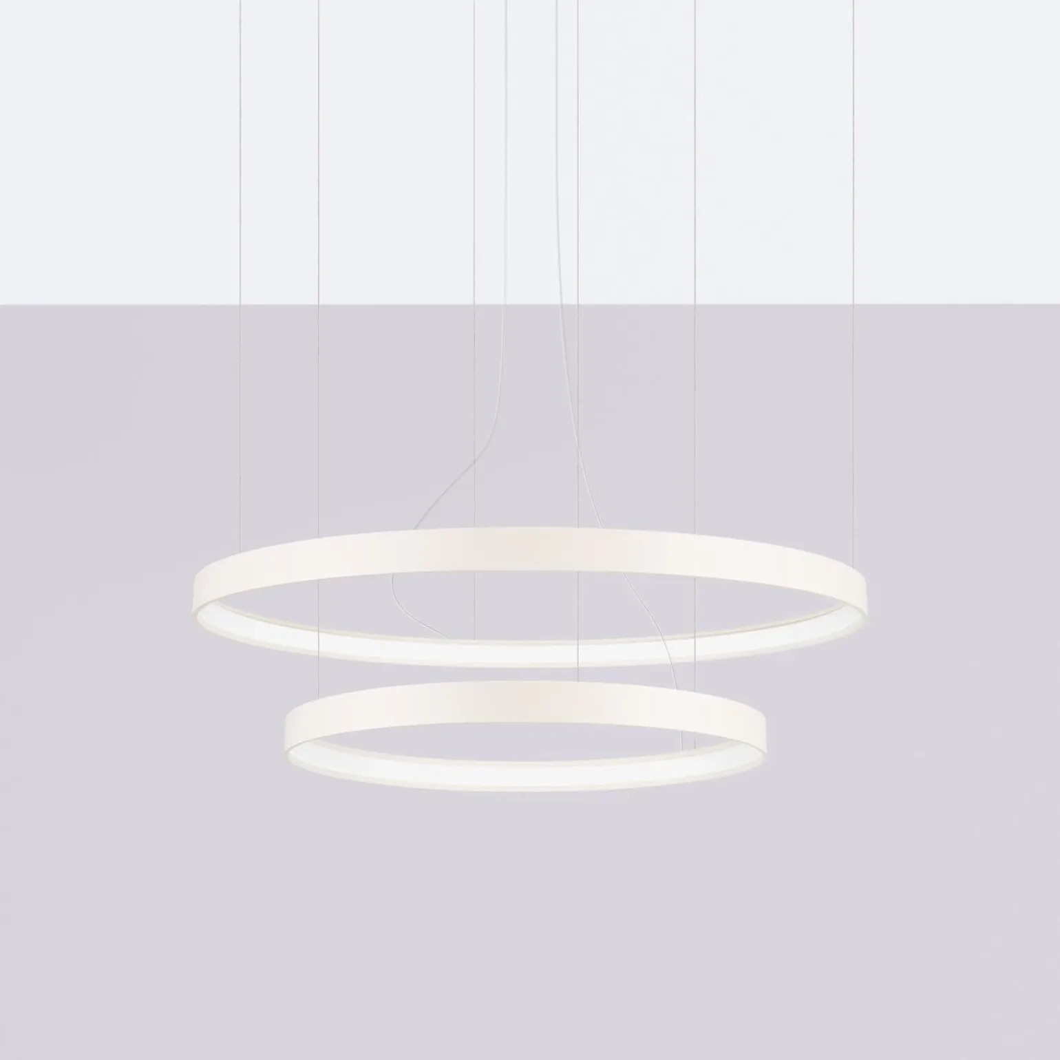 Żyrandol RIO 2 55/78 beżowy LED 3000K (TH.357) - Thoro Lighting