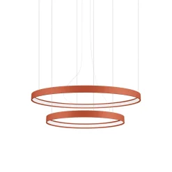 Żyrandol RIO 2 55/78 ochra czerwona LED 3000K (TH.401) - Thoro Lighting