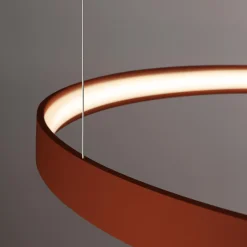 Żyrandol RIO 3 55/78/110 ochra czerwona LED 3000K (TH.402) - Thoro Lighting