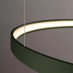 Żyrandol RIO 3 55/78/110 zielona oliwka LED 3000K (TH.380) - Thoro Lighting