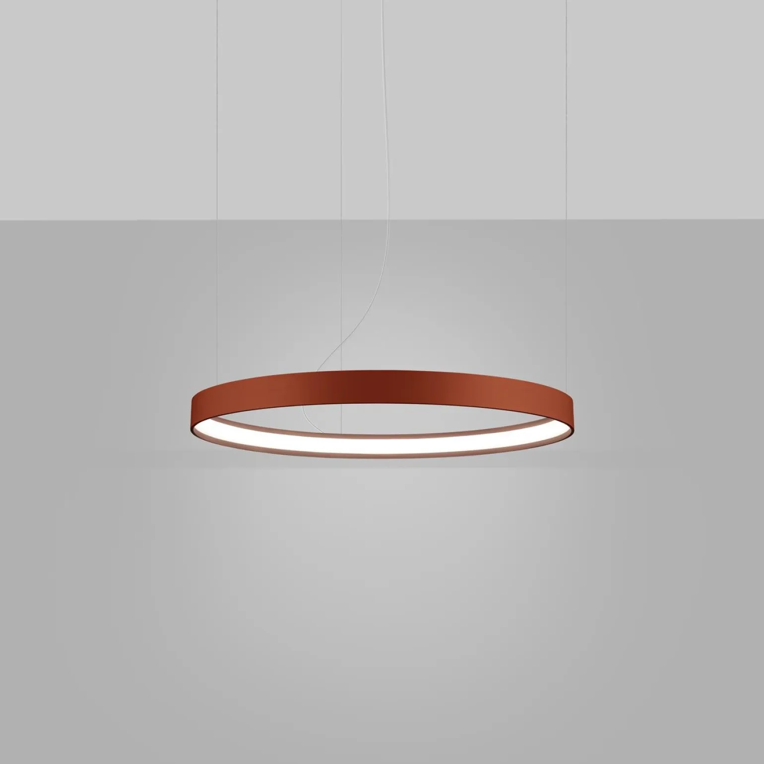 Żyrandol RIO 55 ochra czerwona LED 4000K (TH.398) - Thoro Lighting