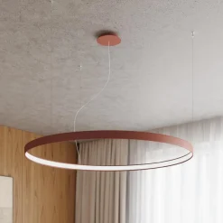 Żyrandol RIO 78 ochra czerwona LED 3000K (TH.396) - Thoro Lighting