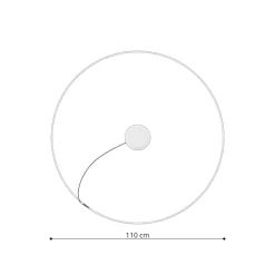 Żyrandol RIO 110 zielona oliwka LED 3000K (TH.375) - Thoro Lighting