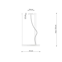 Żyrandol RIO 55 zielona oliwka LED 4000K (TH.376) - Thoro Lighting