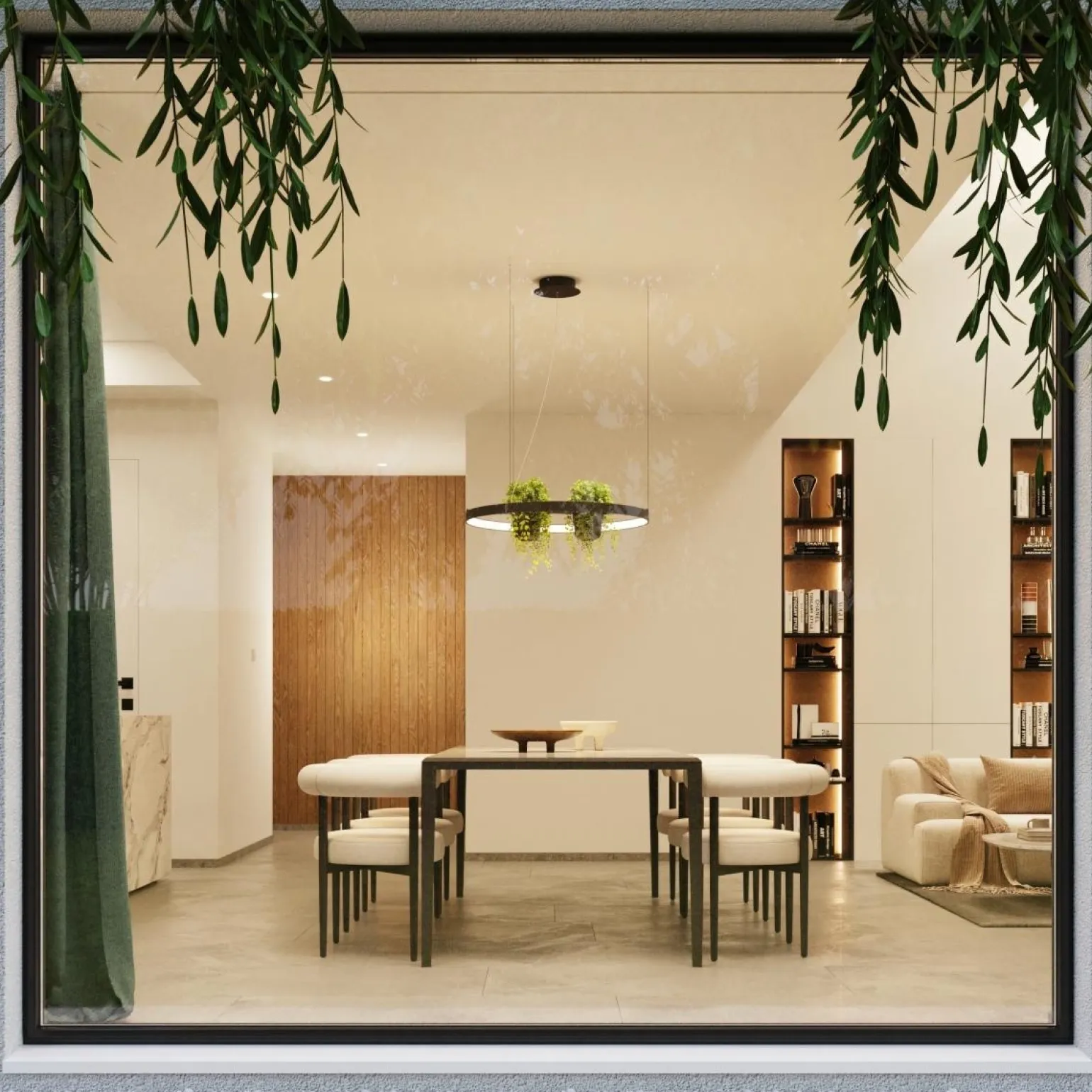 Żyrandol RIO BIO 110 czarny LED 3000K (TH.555) - Thoro Lighting