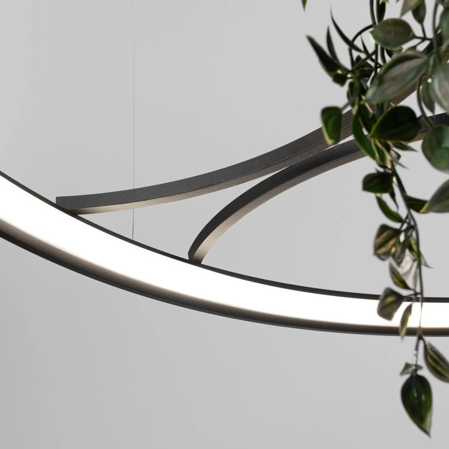 Żyrandol RIO BIO 110 czarny LED 4000K (TH.556) - Thoro Lighting