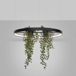 Żyrandol RIO BIO 78 czarny LED 4000K (TH.552) - Thoro Lighting