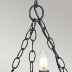 Żyrandol Saxon (SAX3-BLK) - Elstead Lighting