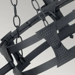 Żyrandol Saxon (SAX3-BLK) - Elstead Lighting