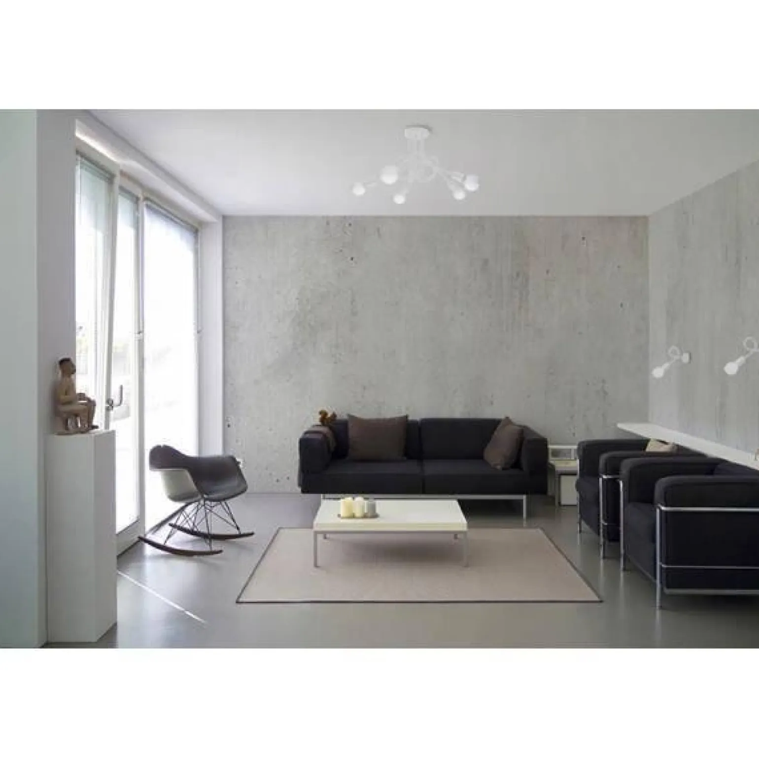 Żyrandol SUPEŁ 5 biały (SL.1432) - Sollux Lighting