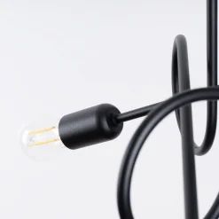 Żyrandol SUPEŁ 3 czarny (SL.1434) - Sollux Lighting