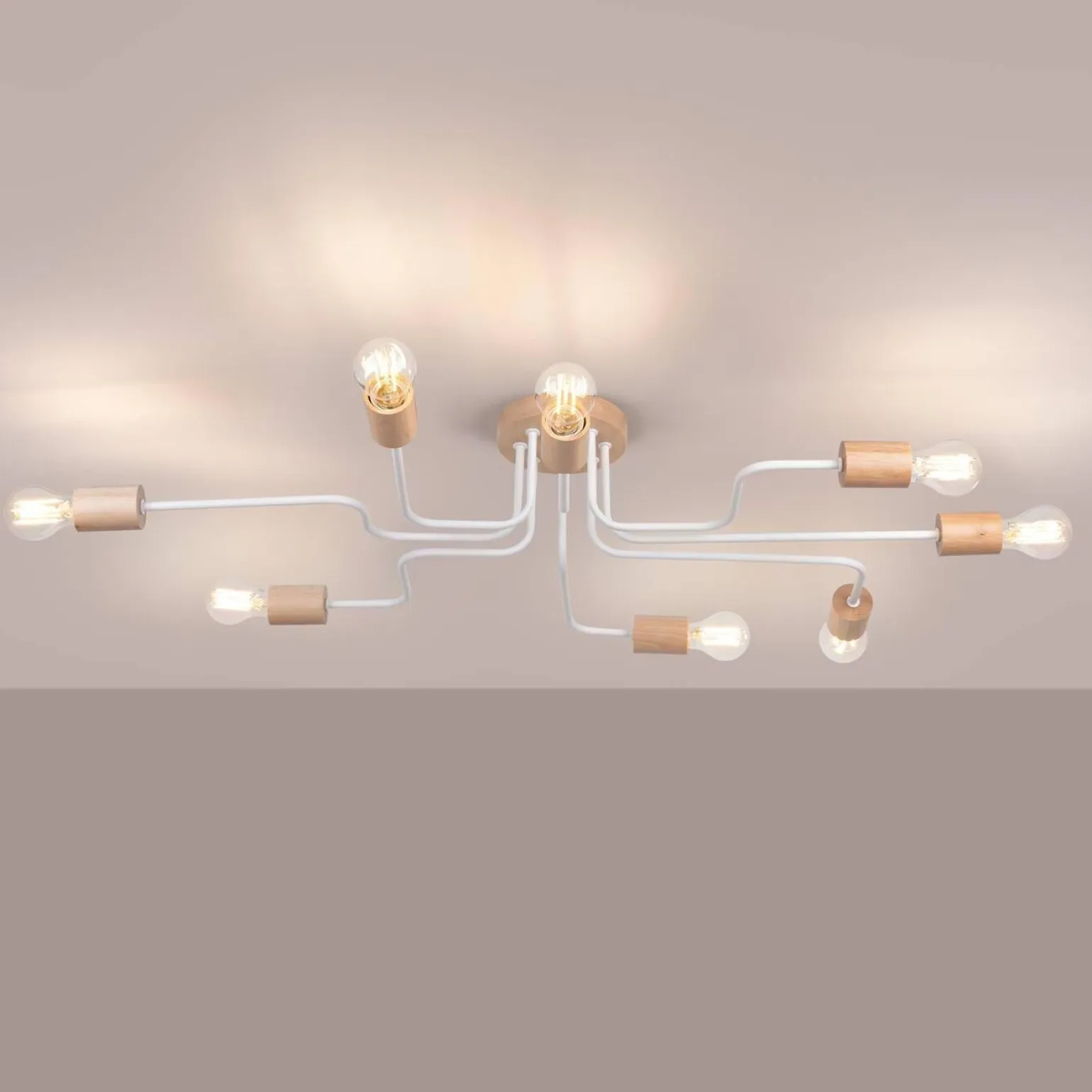 Żyrandol TIMBO 8 biały (SL.1667) - Sollux Lighting