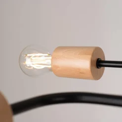 Żyrandol TIMBO 6 czarny (SL.1670) - Sollux Lighting