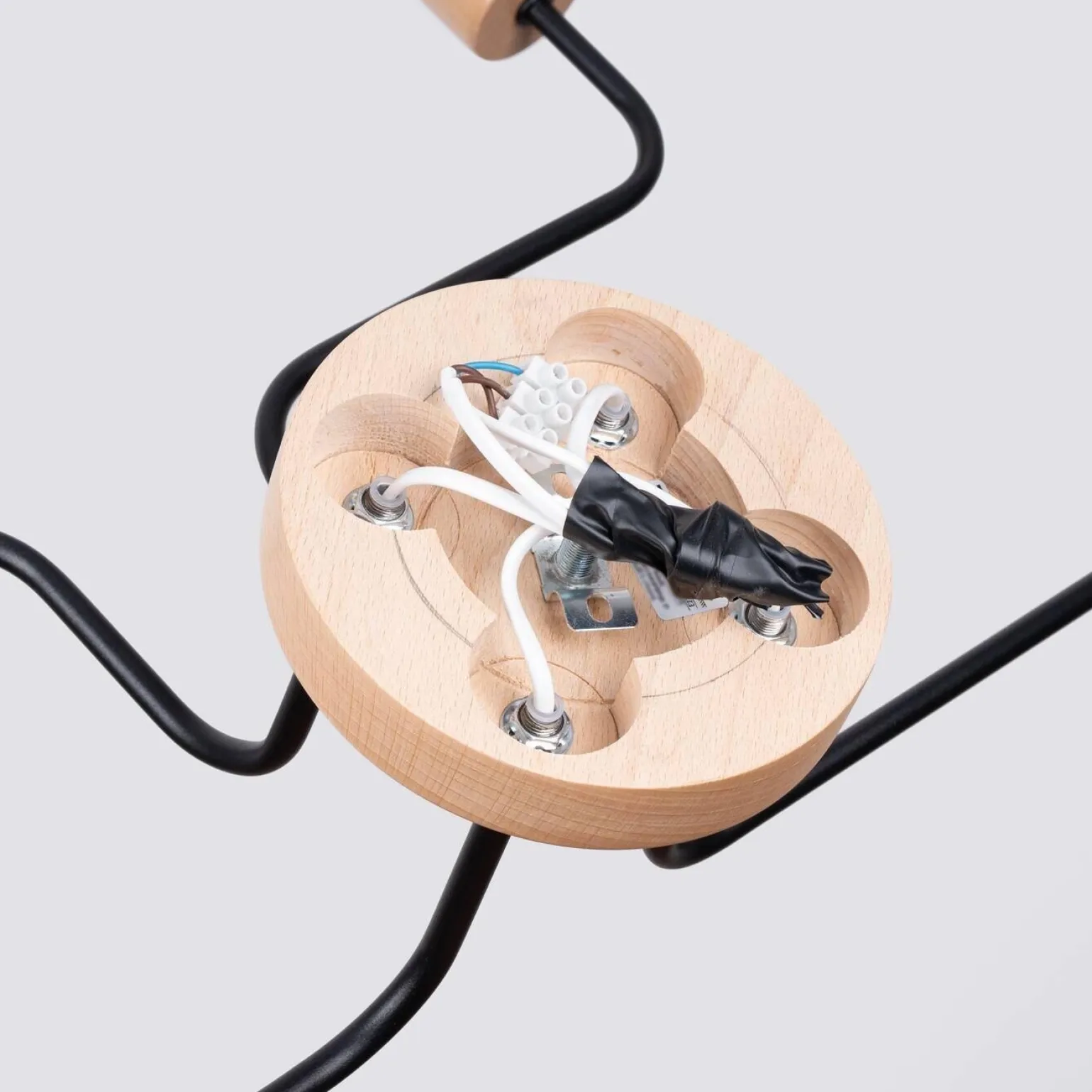 Żyrandol TIMBO 4 czarny (SL.1669) - Sollux Lighting