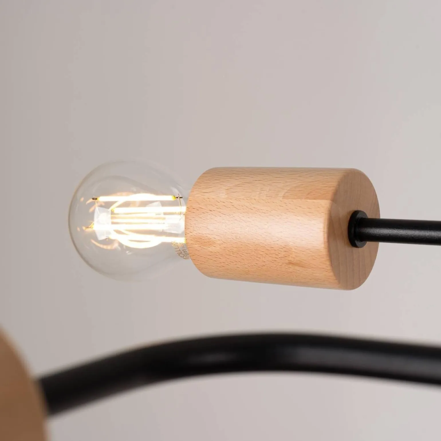 Żyrandol TIMBO 4 czarny (SL.1669) - Sollux Lighting