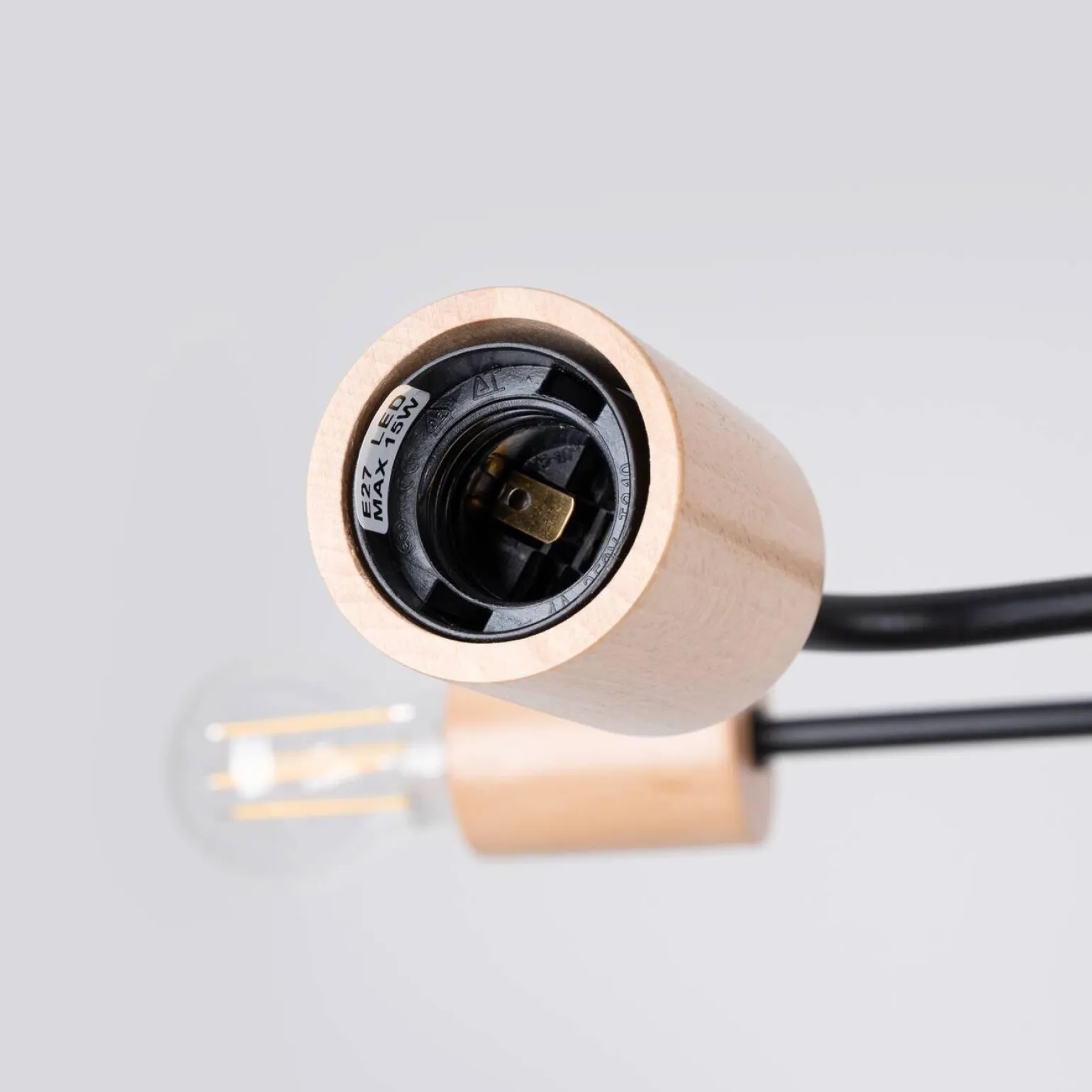 Żyrandol TIMBO 8 czarny (SL.1671) - Sollux Lighting