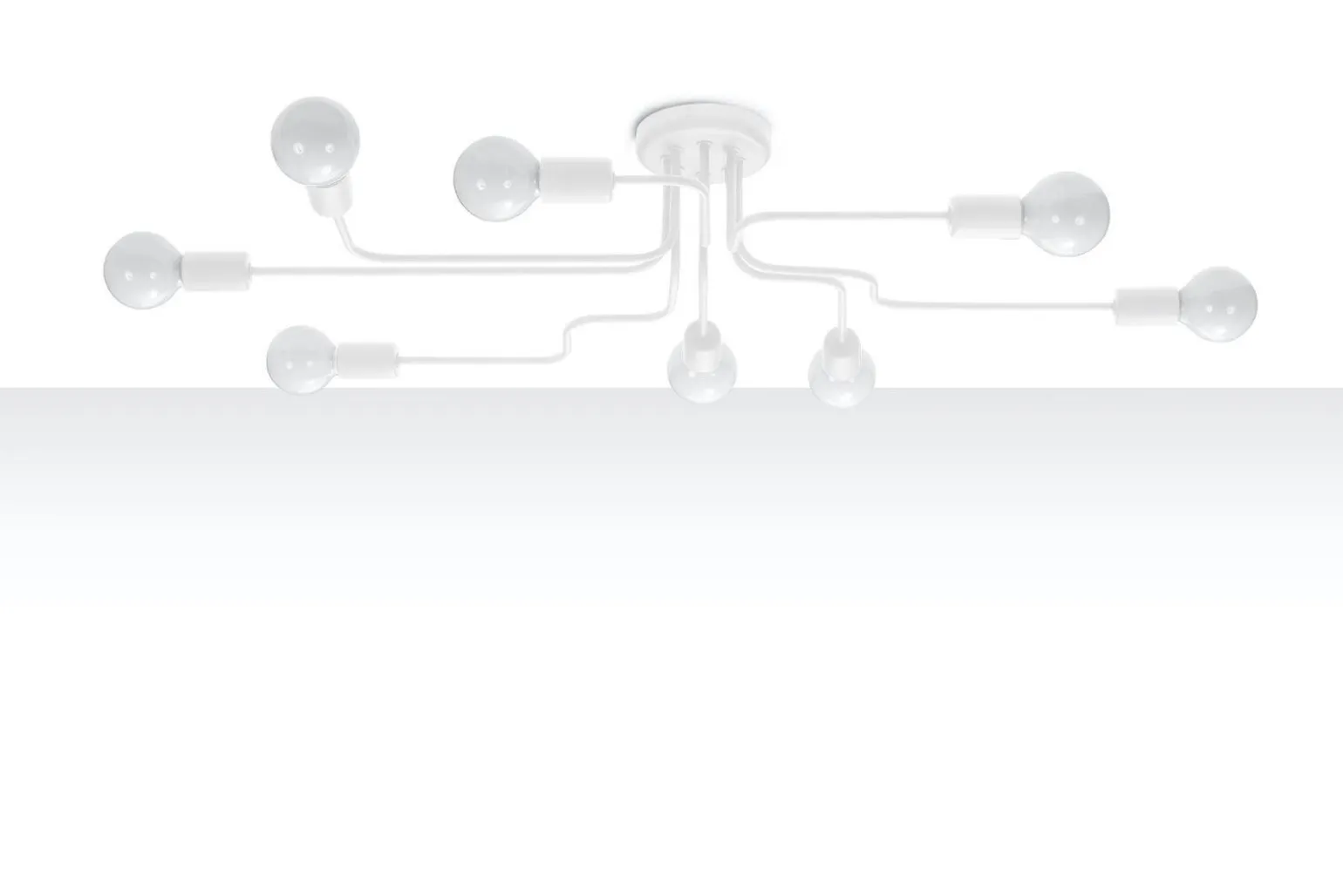 Żyrandol VECTOR 8 biały (SL.1444) - Sollux Lighting