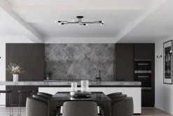 Żyrandol VECTOR 6 czarny (SL.1447) - Sollux Lighting