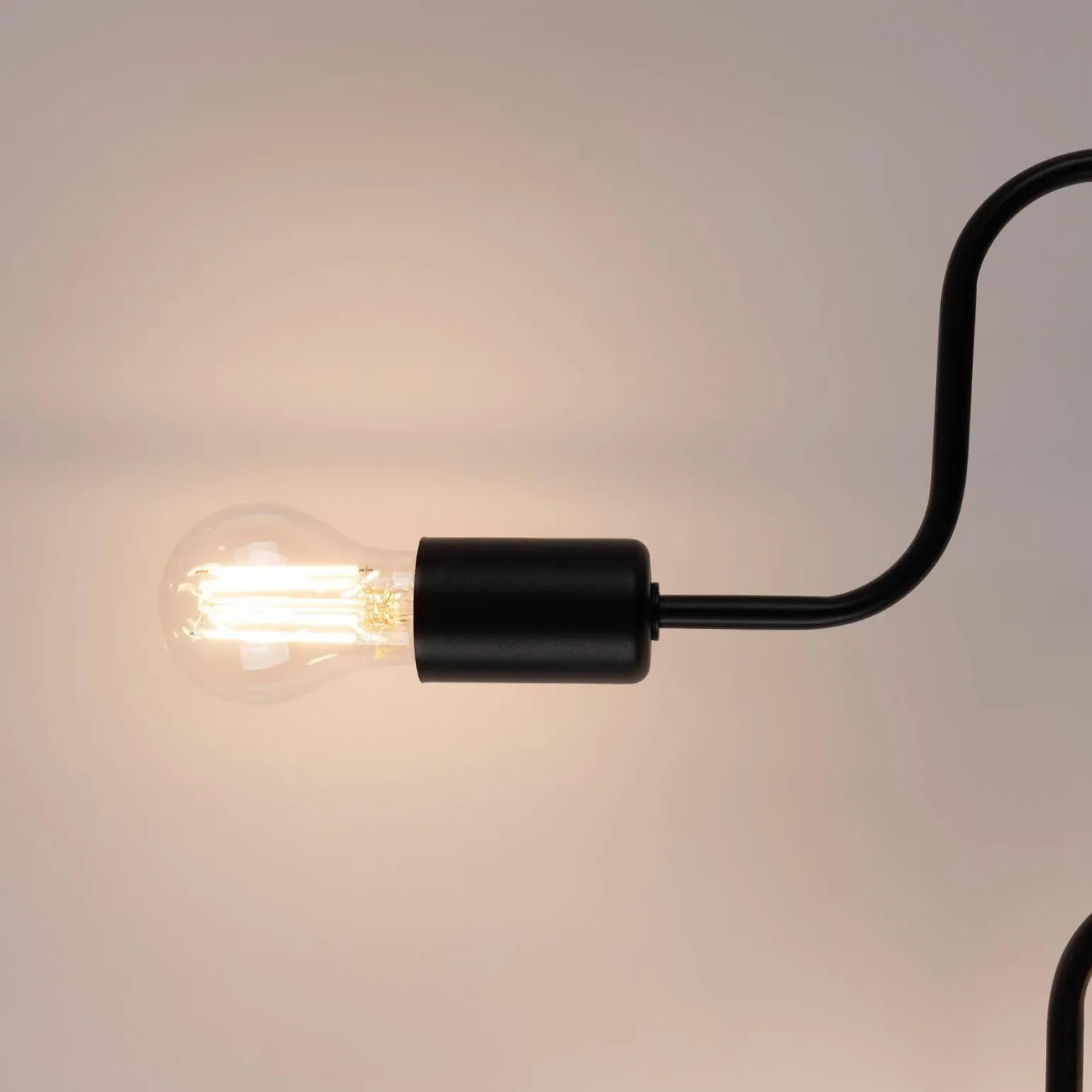 Żyrandol VECTOR 6 czarny (SL.1447) - Sollux Lighting