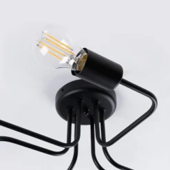 Żyrandol VECTOR 6 czarny (SL.1447) - Sollux Lighting