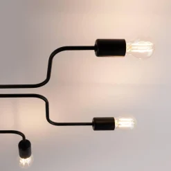 Żyrandol VECTOR 6 czarny (SL.1447) - Sollux Lighting