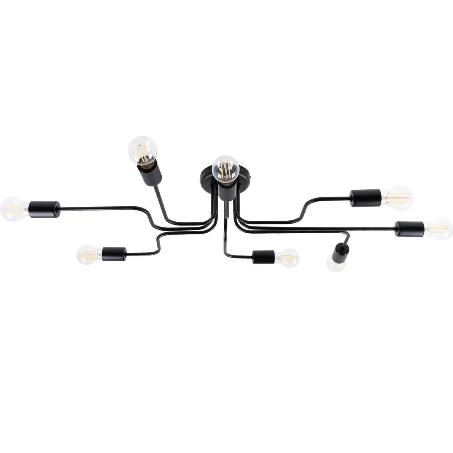 Żyrandol VECTOR 8 czarny (SL.1448) - Sollux Lighting