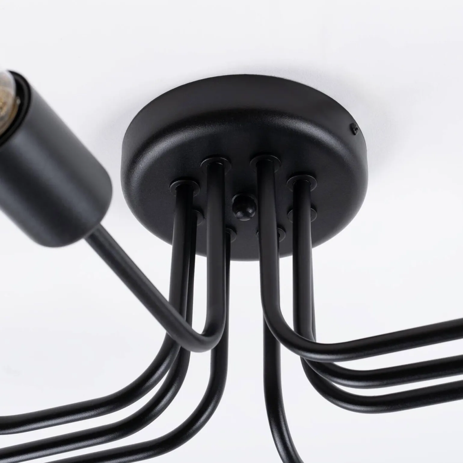 Żyrandol VECTOR 8 czarny (SL.1448) - Sollux Lighting