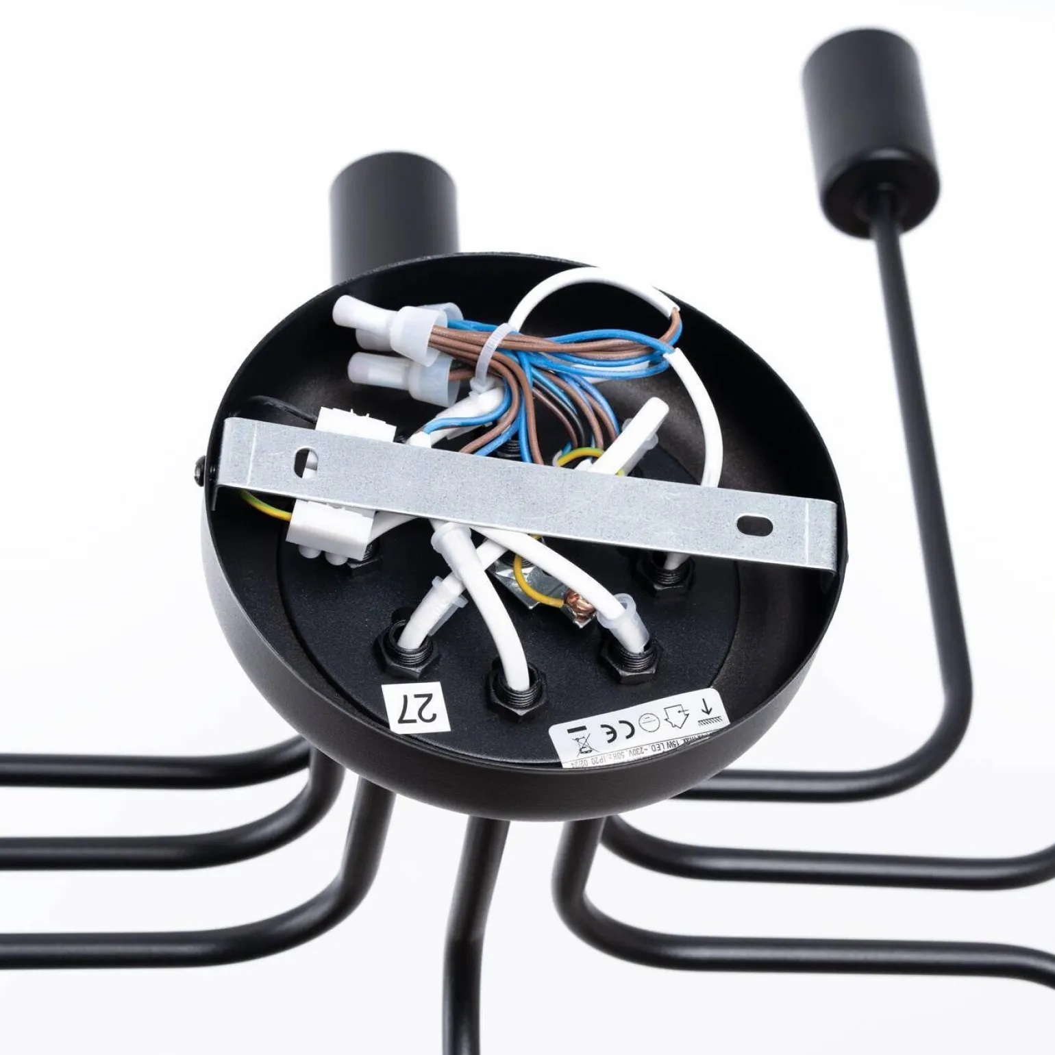 Żyrandol VECTOR 8 czarny (SL.1448) - Sollux Lighting