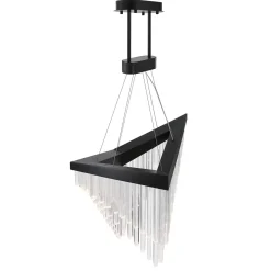 Żyrandol Vivien - Matowa czerń (QN-VIVIEN-P-L-BK) - Quintiesse