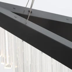 Żyrandol Vivien - Matowa czerń (QN-VIVIEN-P-L-BK) - Quintiesse