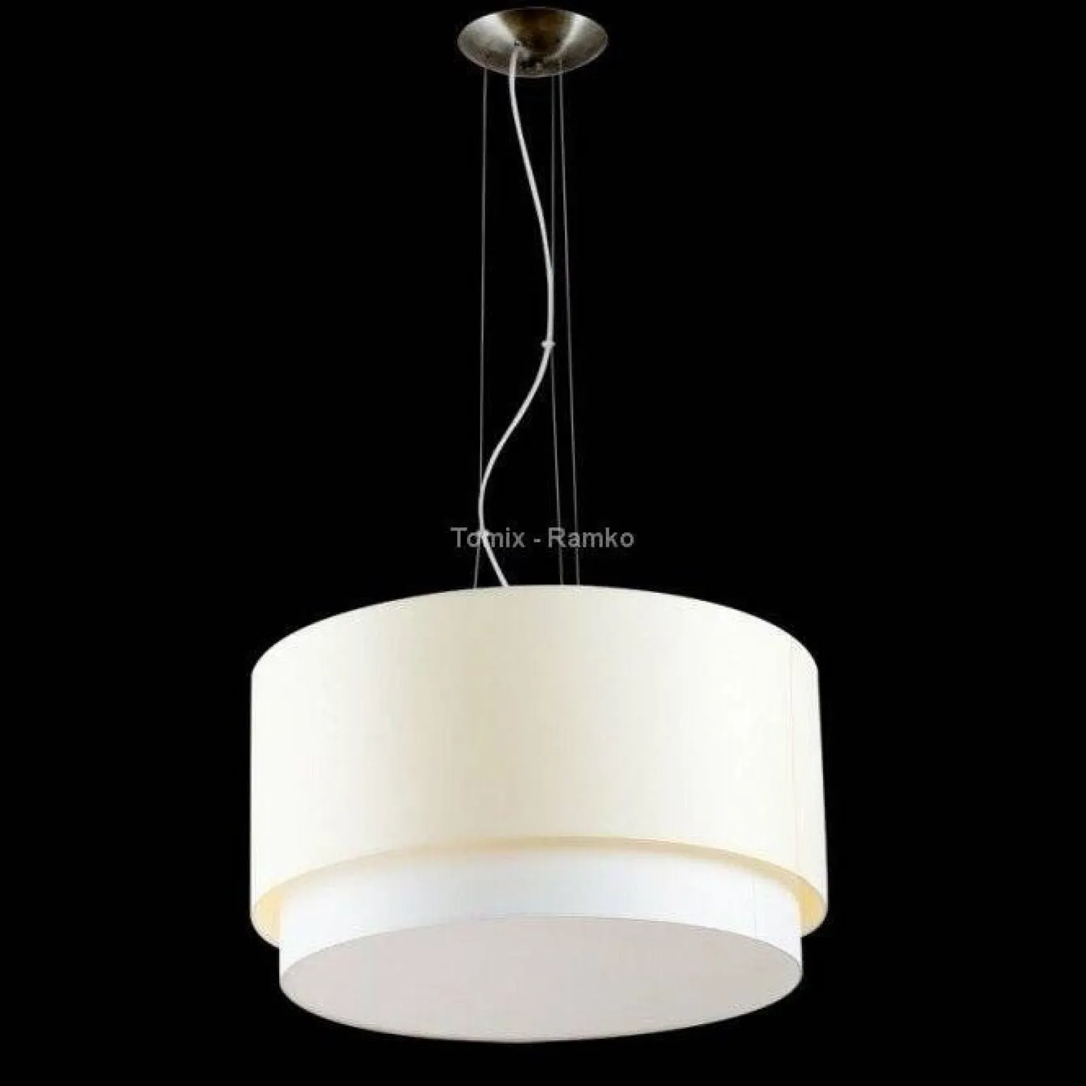 Żyrandol W-4 NET ecru (66999 Ramko) - żyrandol