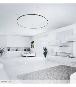 Żyrandol Wew. Echo 60 Kol. Czarny 3000Do Wewnątrz - Ramko