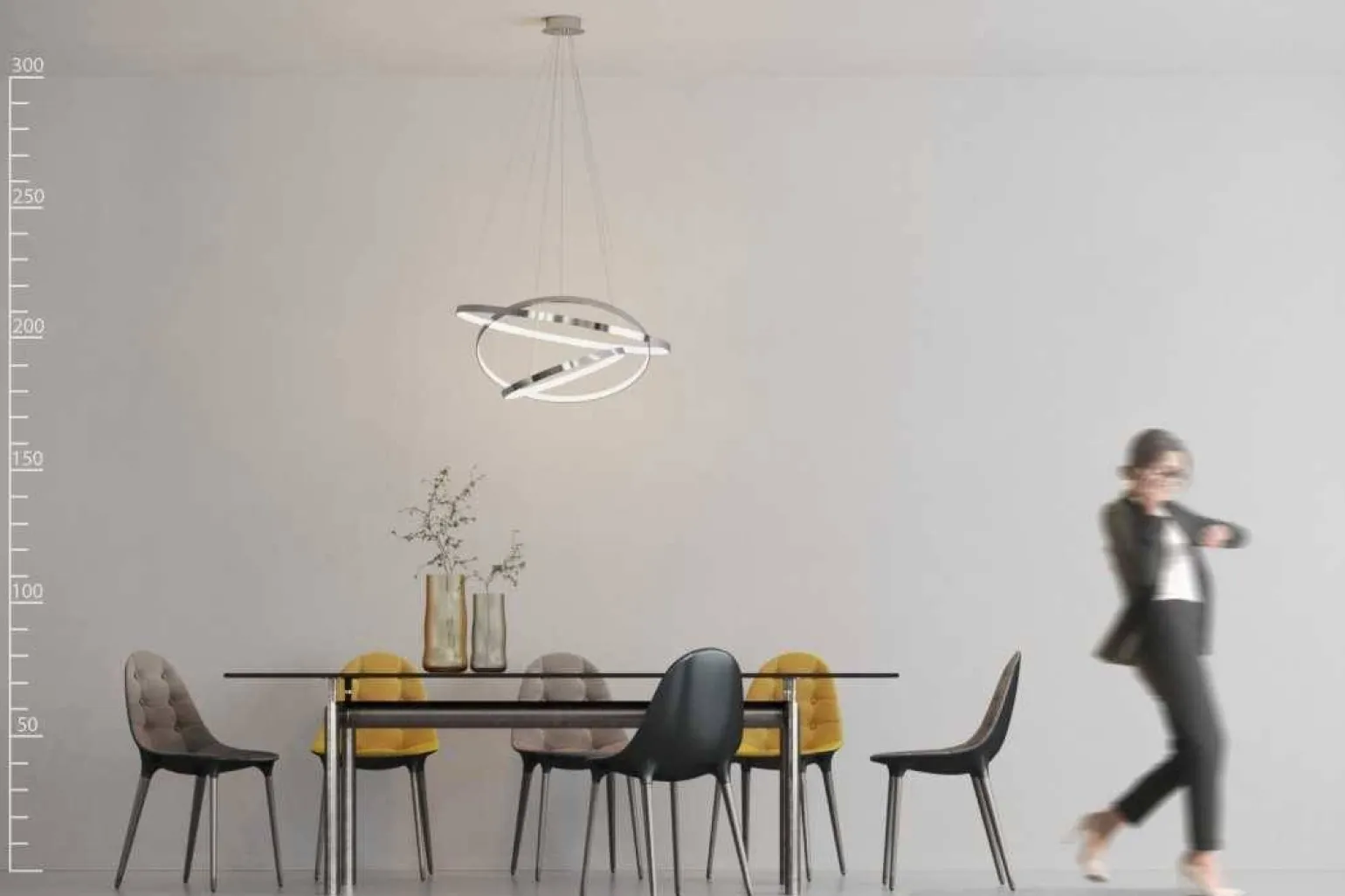 Żyrandol WHEEL 3 DIMM CHROME (AZ2989) - Azzardo