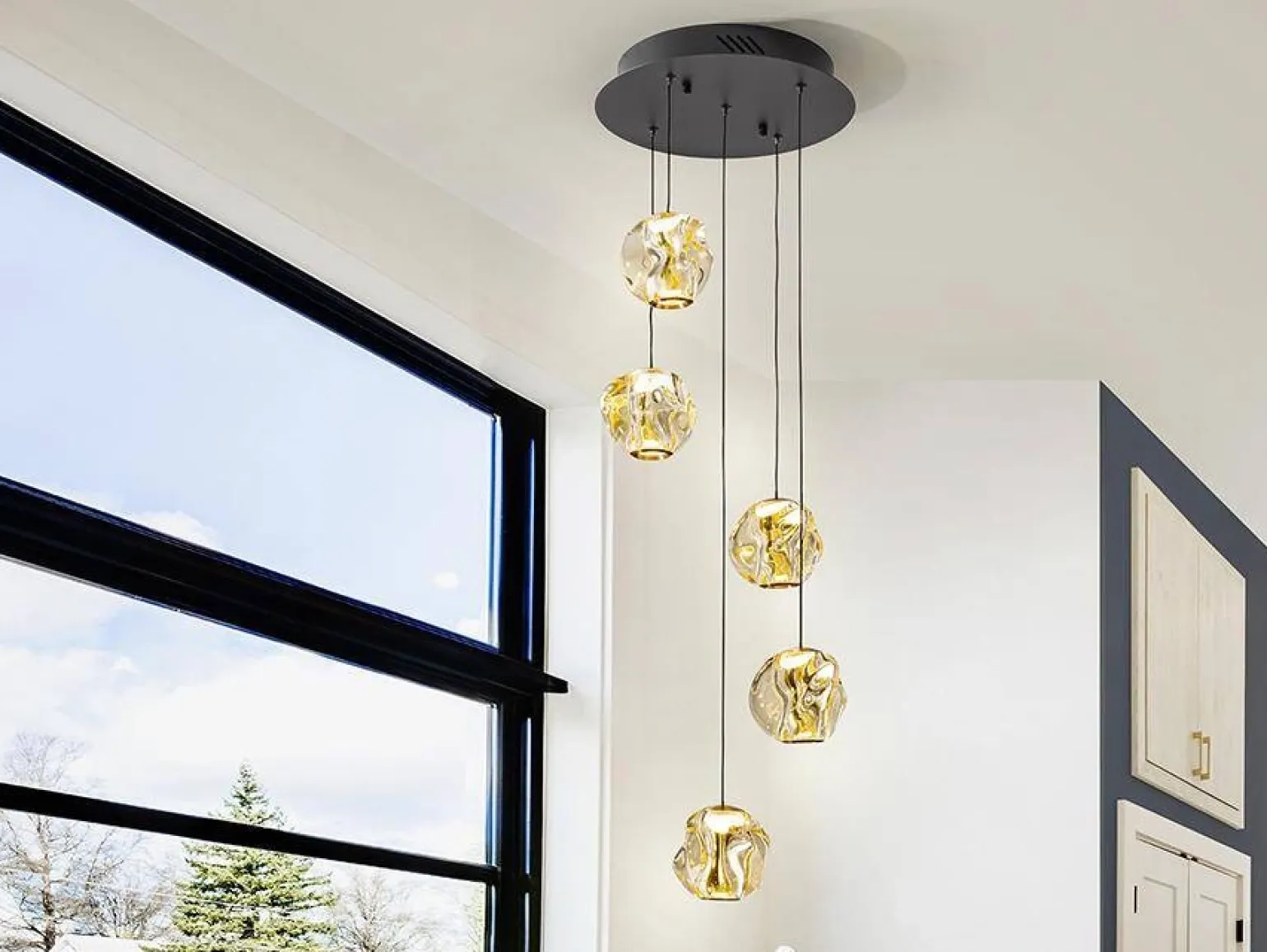 Zaria lampa wisząca 5L (501989) - Schuller