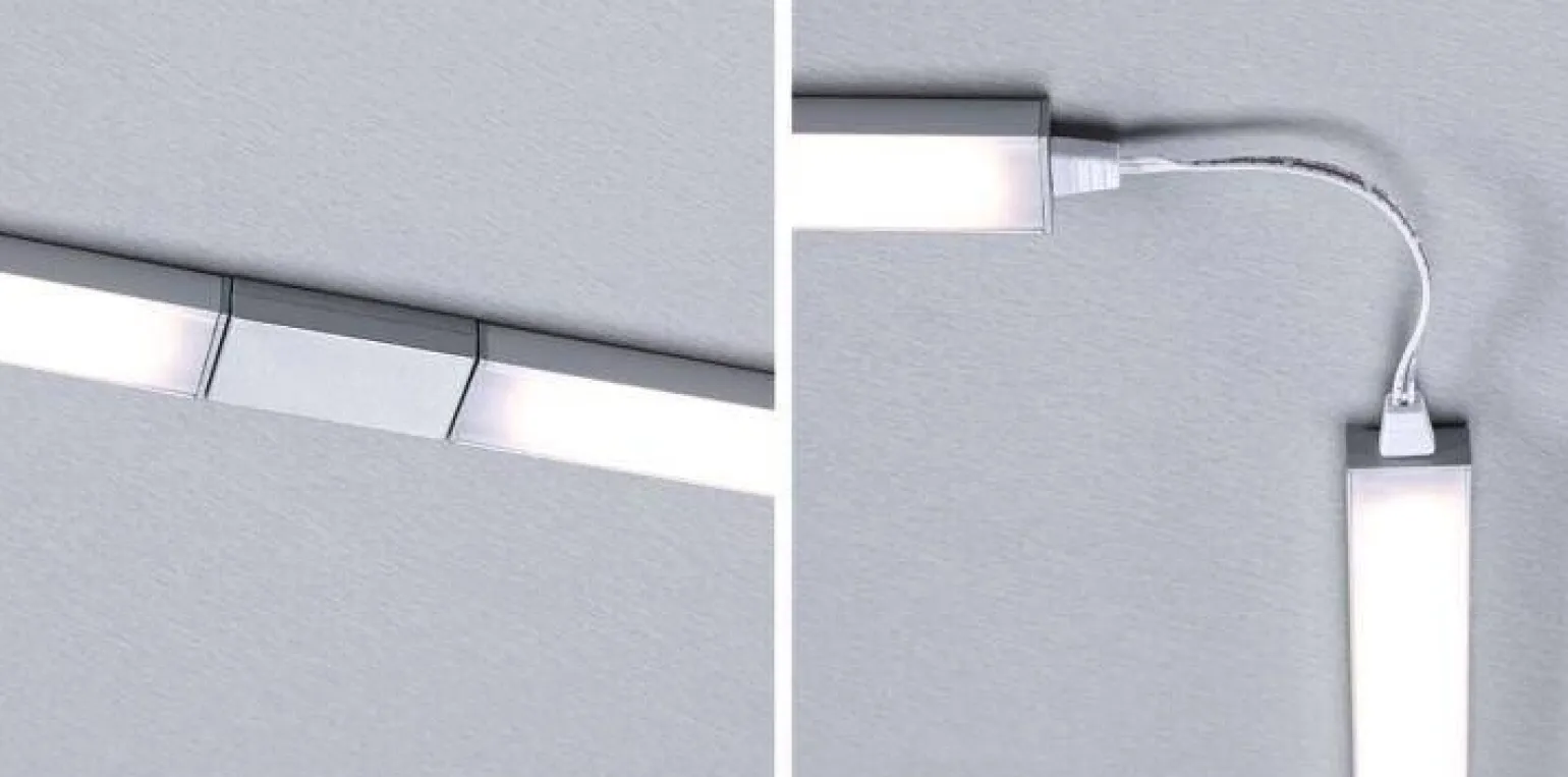 Zestaw opraw podszafkowych SET LINE DIM PIR 2x4W 2x350lm 350mm 3000K 230V/24V biały matowy / aluminium (PL98624) - PAULMANN