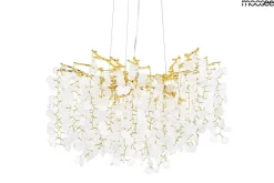 Złota lampa wisząca RIVIERA 60 (MSE010100391) - Moosee