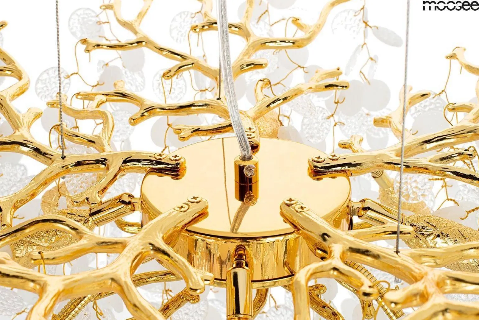 Złota lampa wisząca RIVIERA 60 (MSE010100391) - Moosee